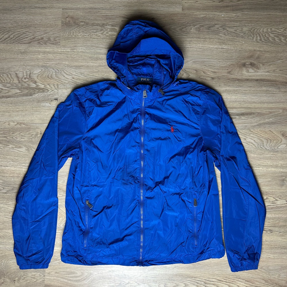Polo Ralph Lauren Blue Full Zip Windbreaker